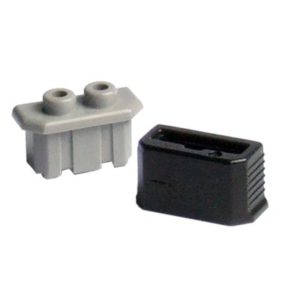 Conector y tapa de cable Shimano para buje dinamo negro/gris