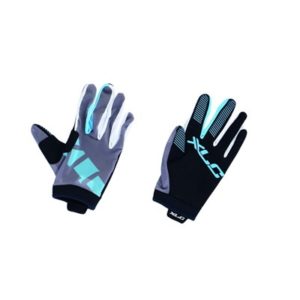 XLC CG-L14 guantes largos MTB gris/turquesa