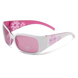 XLC SG-K06 gafas niño Maui montura blanca/rosa, cristal fucsia