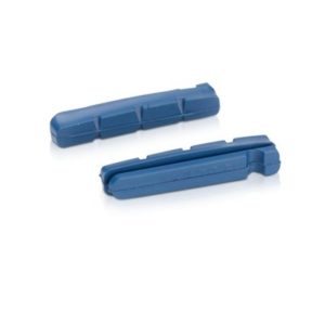 XLC BS-X16 set de 4 zapatas de freno para llanta de carbono 55mm Shimano Type,azul