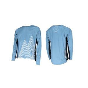 XLC JE-S24 camiseta manga larga Flowby azul/negro
