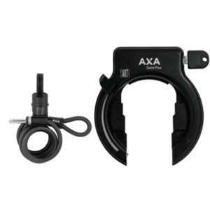 Candado cuadro AXA Solid Plus fijacion cuadro ancho 58mm +cadena negro peso 630 g