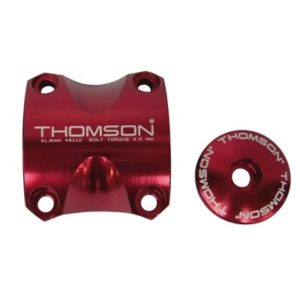 Kit tapa de potencia Thomson para potencia Elite X4 MTB 31.8 rojo
