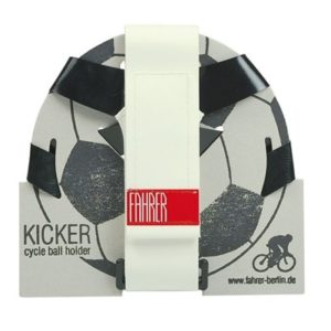 Porta balon Fahrer Kicker negro/blanco