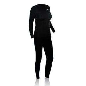 Conjunto ropa interior Pro-feet largo Merino Fite ML140 mujer negro