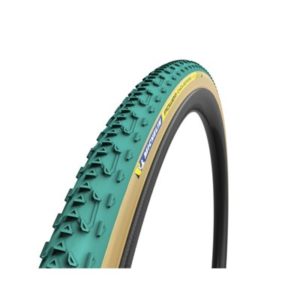 Tubular Michelin Power Cyclocross Jet 700x33 Racing Line verde/beige 33-622