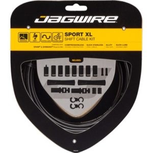 Kit cable cambio y funda Jagwire Sport XL (SRAM/Shimano/Campagnolo) negro
