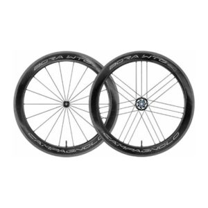 Juego de ruedas Campagnolo Bora WTO 60 2WF tubeless Shimano HG11 carbono negro/blanco
