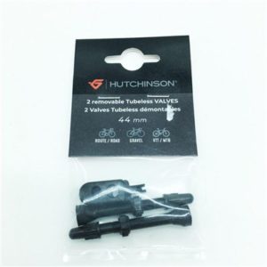 Juego de valvulas tubeless Hutchinson 44mm negro