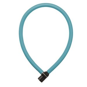 Candado cable AXA Resolute 90 cm - 5 mm azul claro