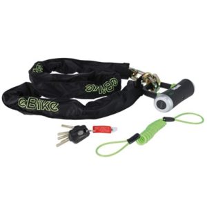 Candado cadena Onguard Mastiff 180 cm - 10 mm negro/verde