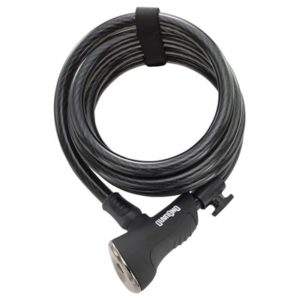 Candado cable Onguard Doberman X 185 cm - 12 mm negro