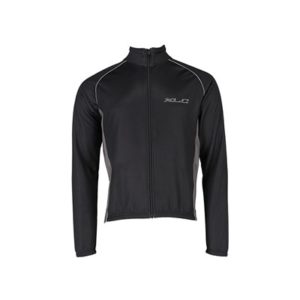 XLC JE-S26 chaqueta invierno termico cortavientos transpirable impermeable negro con reflectantes