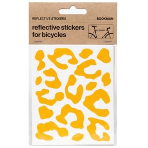 Kit pegatinas reflectantes para bicicleta Bookman leopardo amarillo