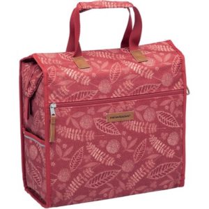 Bolsa New Looxs Lilly 18L impermeable poliester rojo bosque con reflectantes (35x16x32 cm)