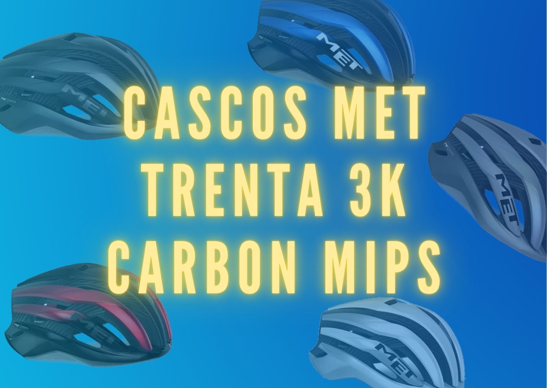 Cascos MET trenta 3k carbon mips